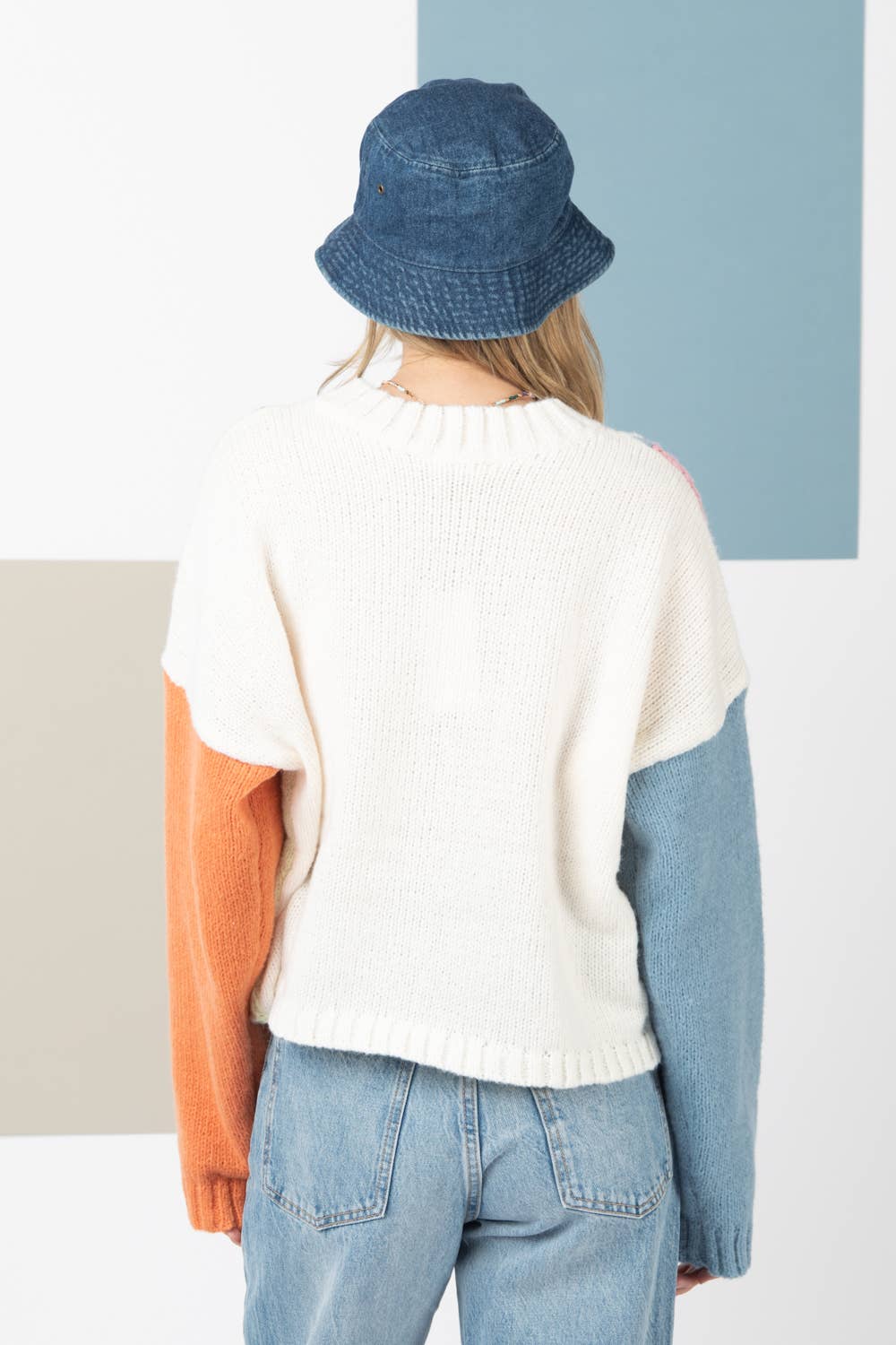 Naomi Color Block Sweater - Milly's Boutique