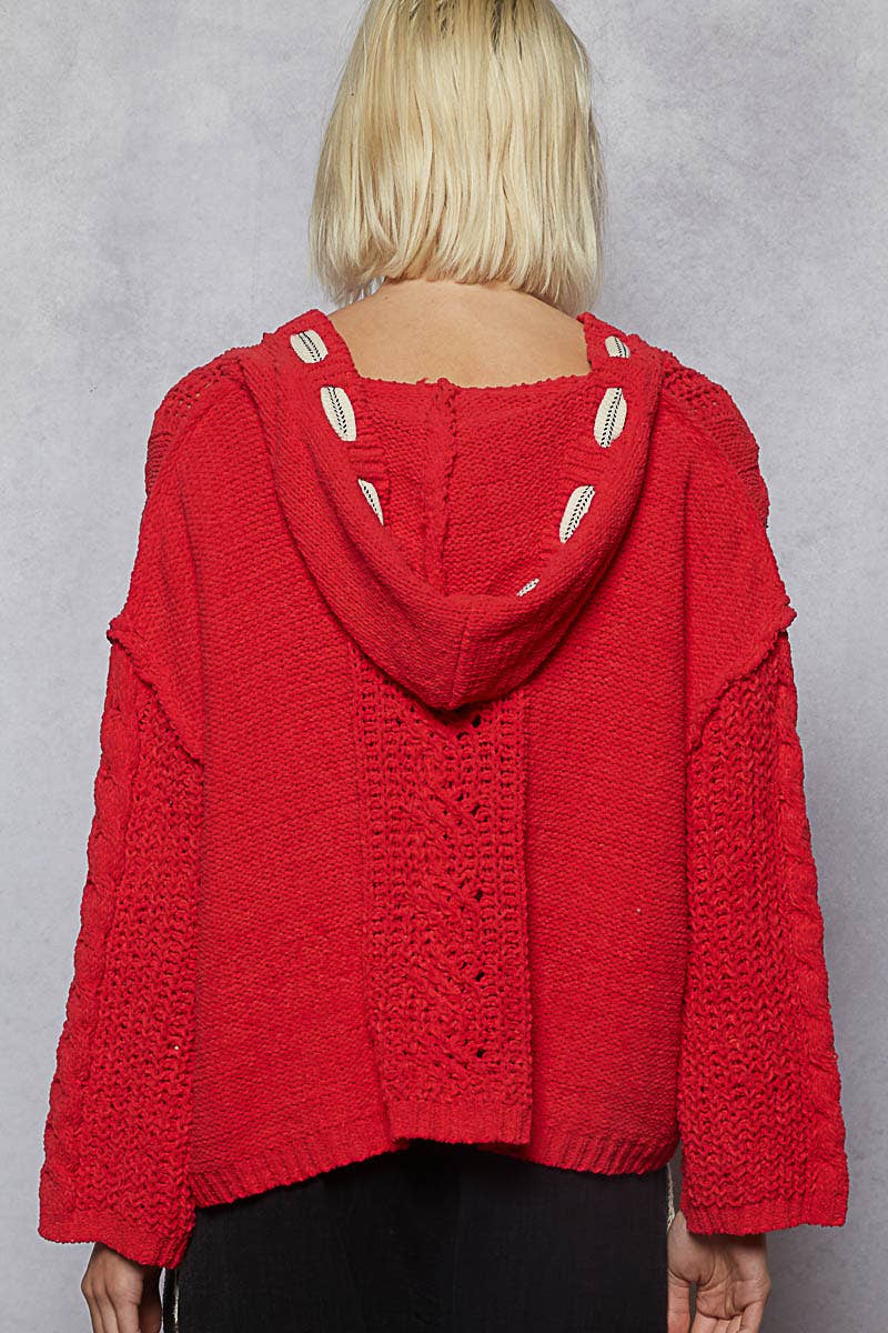 Brooke Oversized Chenille Hoodie