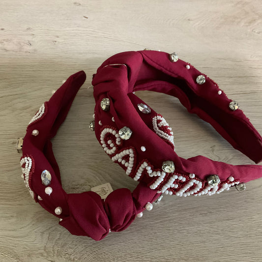 Game Day  Beaded and Jeweled Headband - Milly's Boutique
