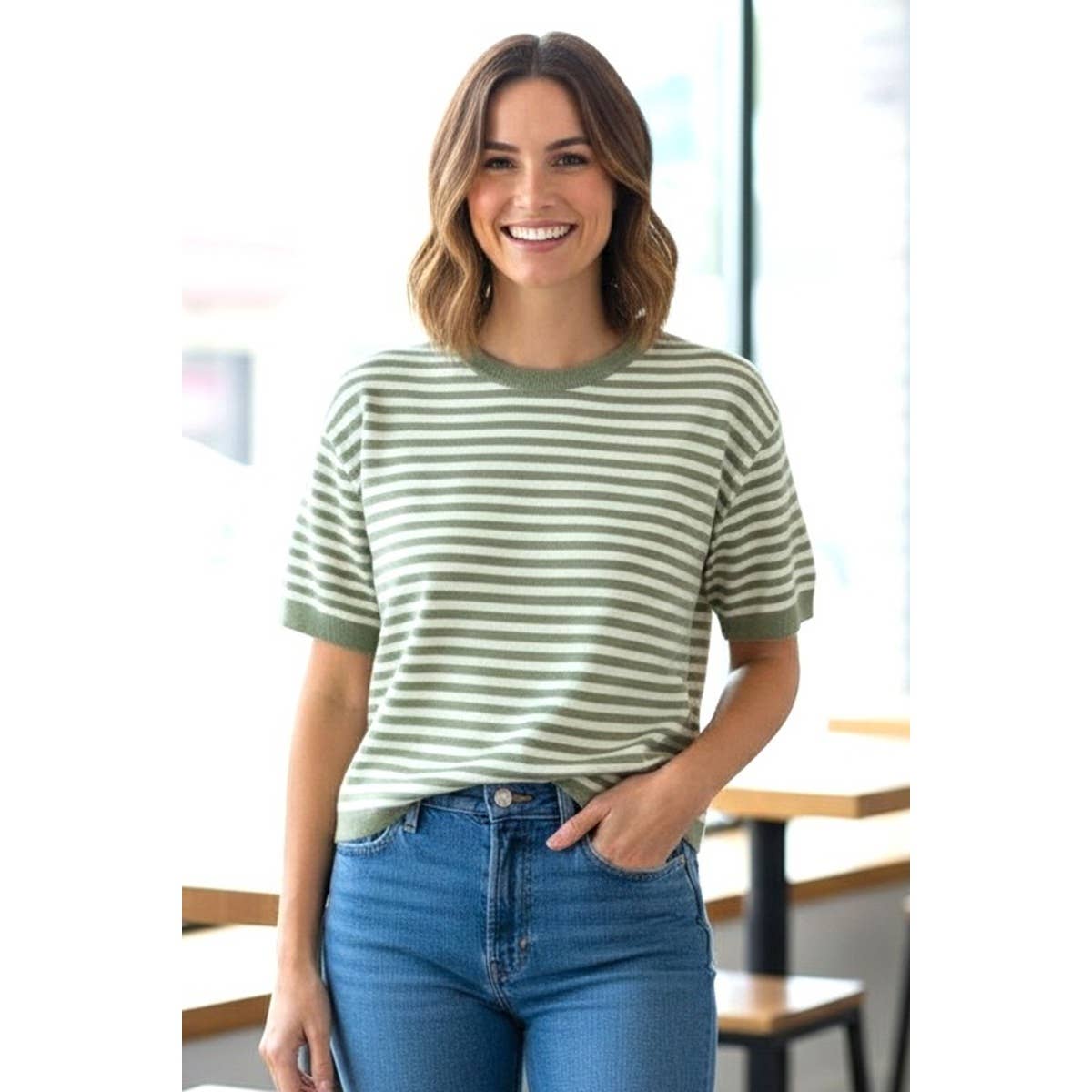 Leana Striped Sweater