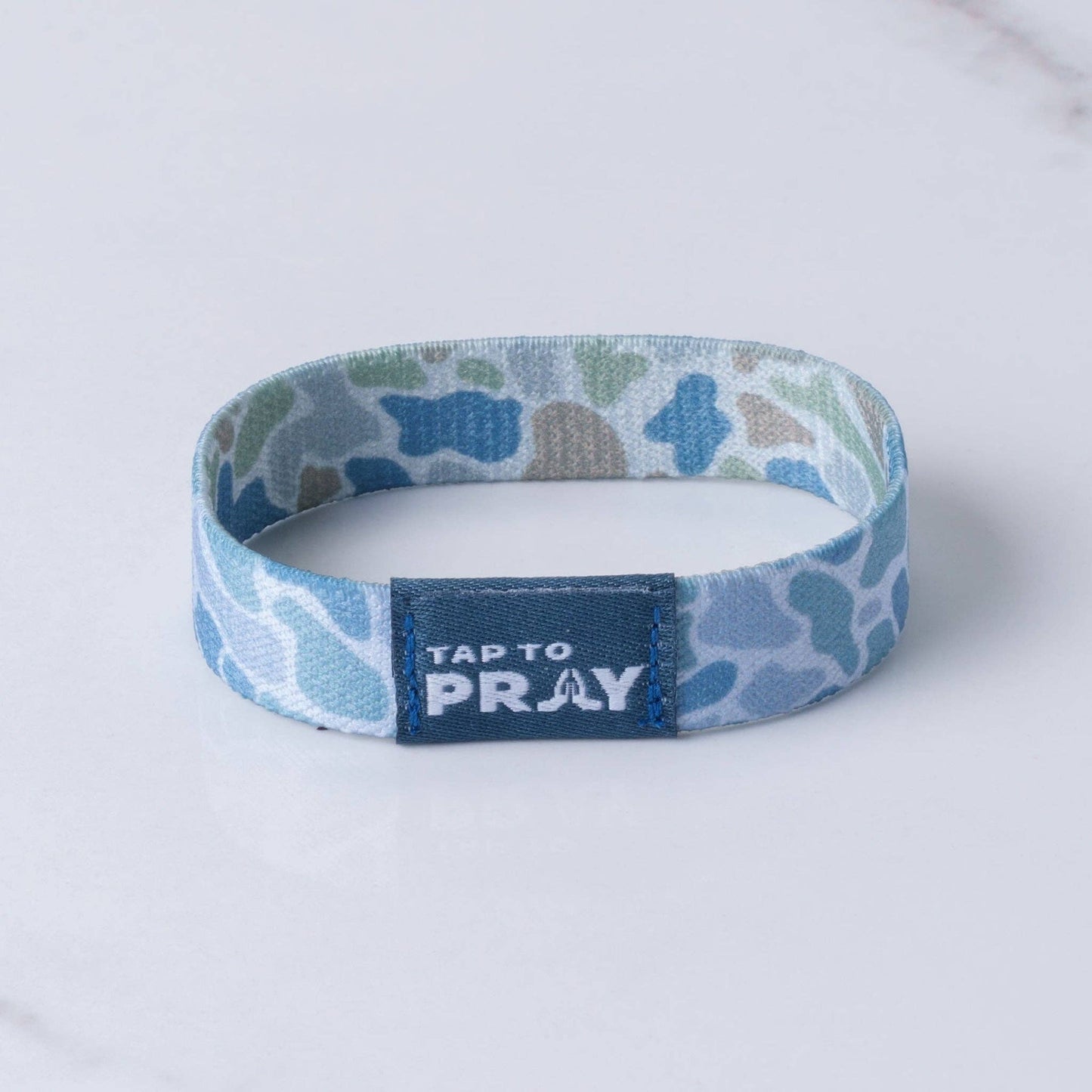 Tap To Pray® Wristband – River Rock Camo - Moss & Slate