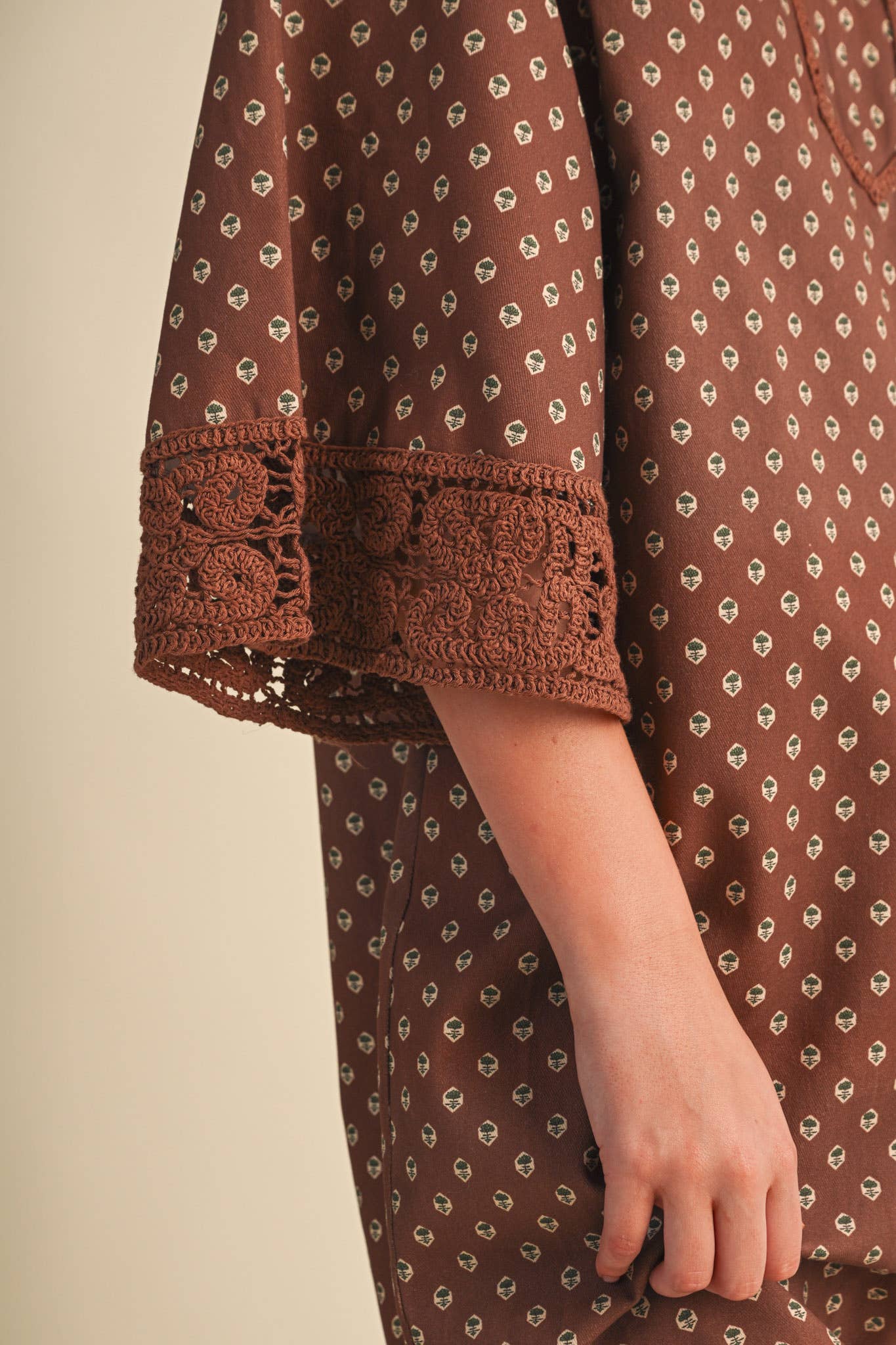 Holly Crochet Trim Dress
