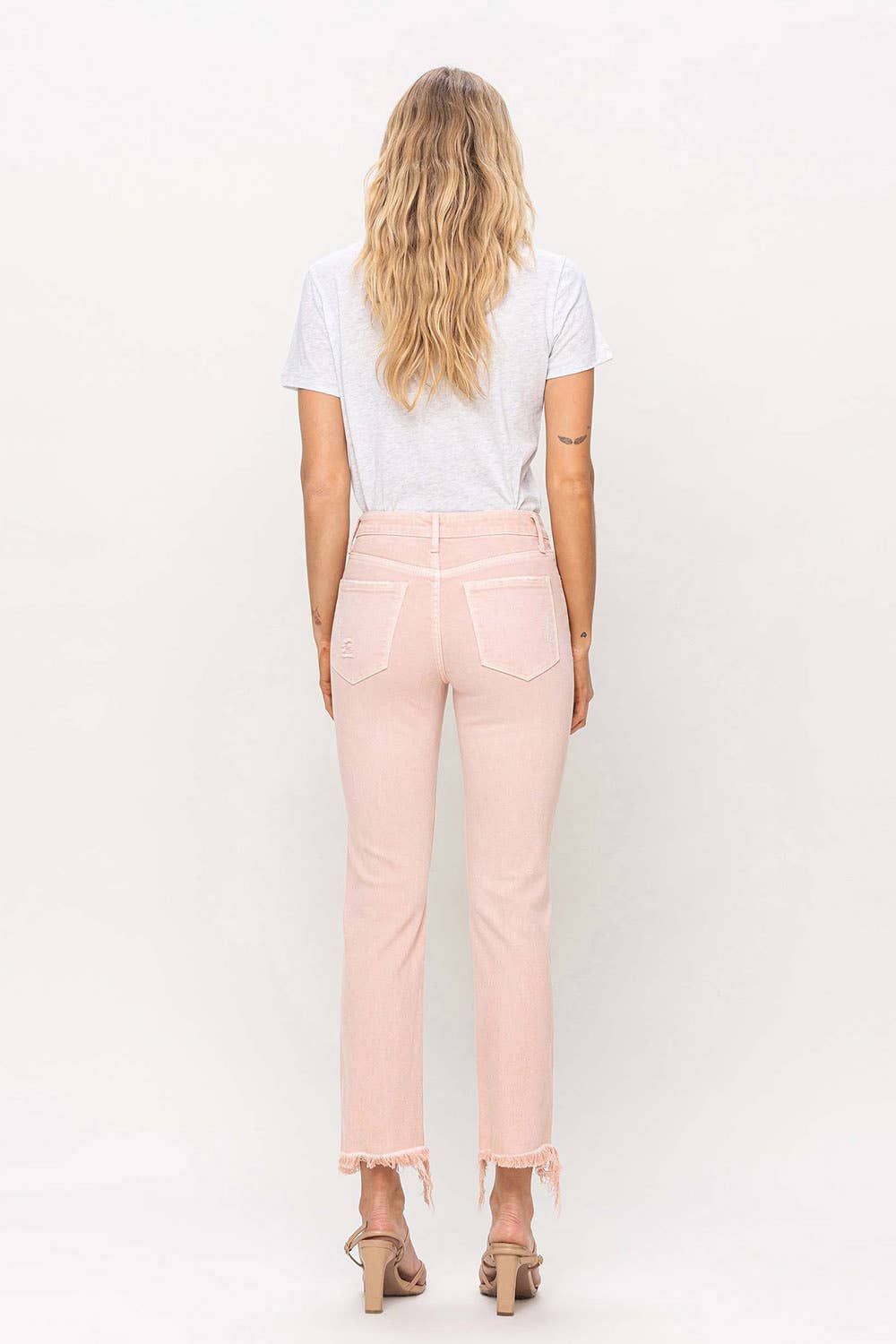 Toni Mid Rise Straight Colored Jeans