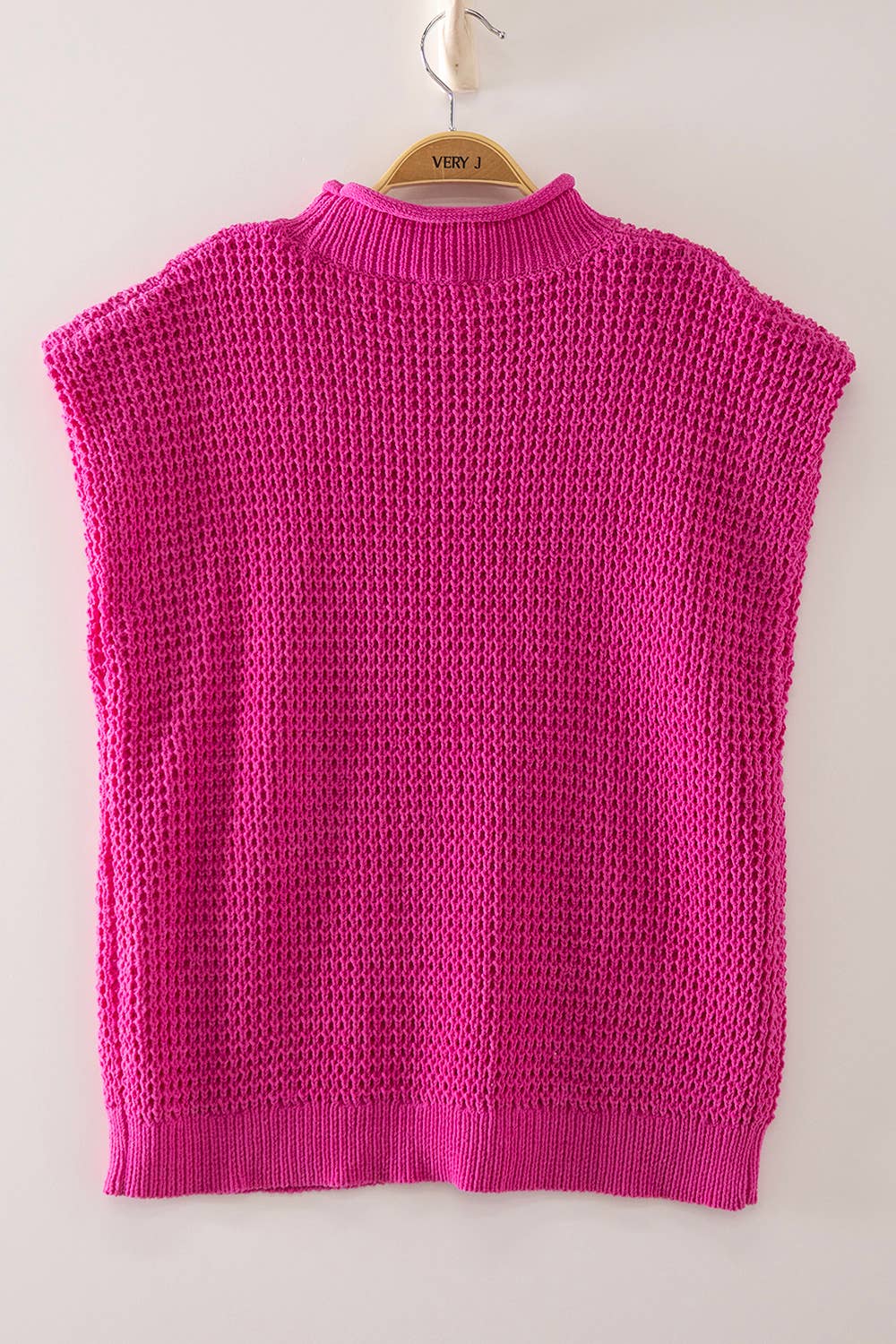 Samantha Open Knit Sweater Vest