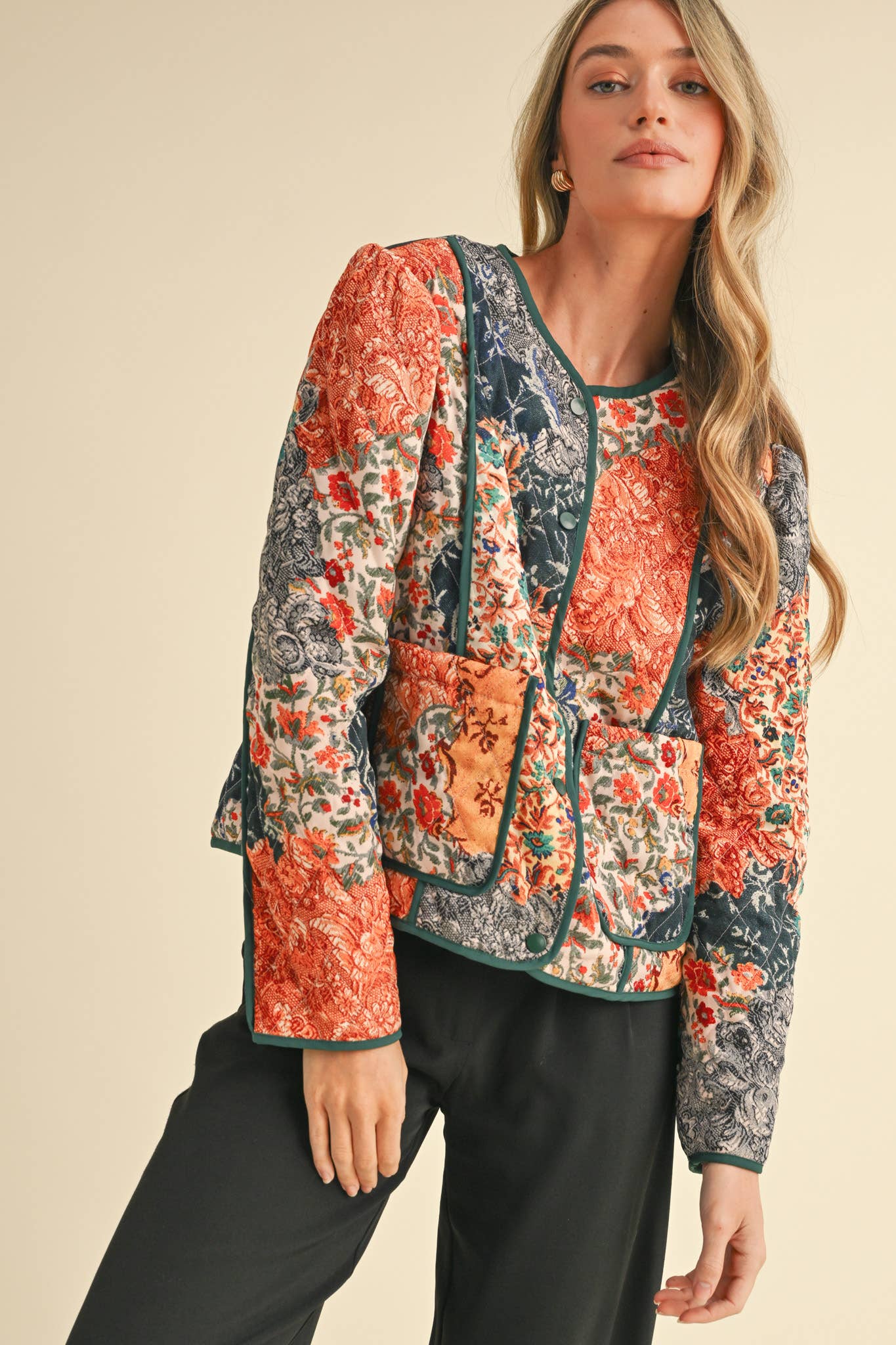 Patchwork Quilted Jacket