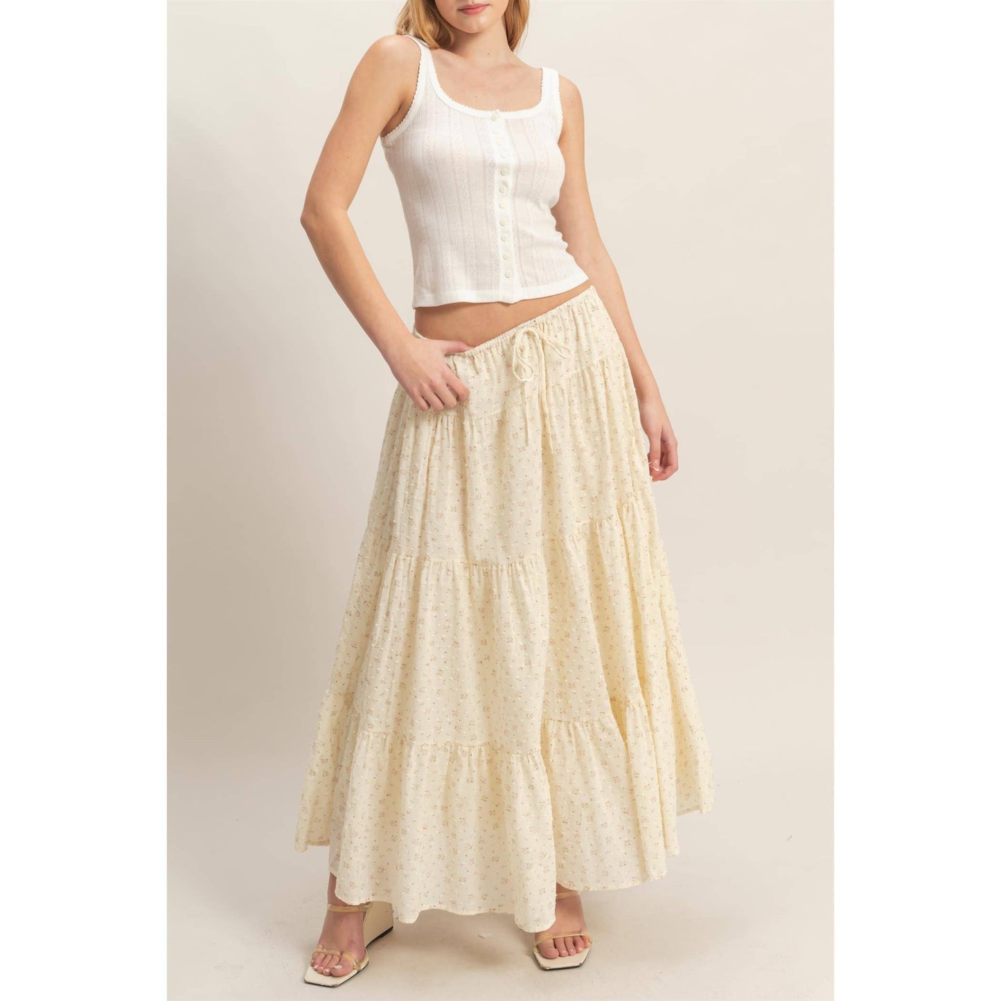 Jenny Floral Tiered Skirt