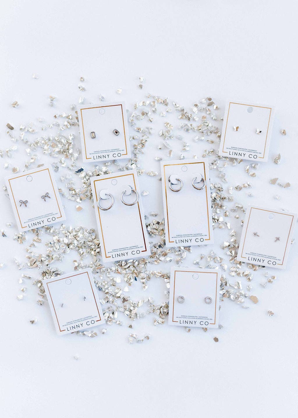 Huggie Earrings - Scarlett Hoop Silver 10mm