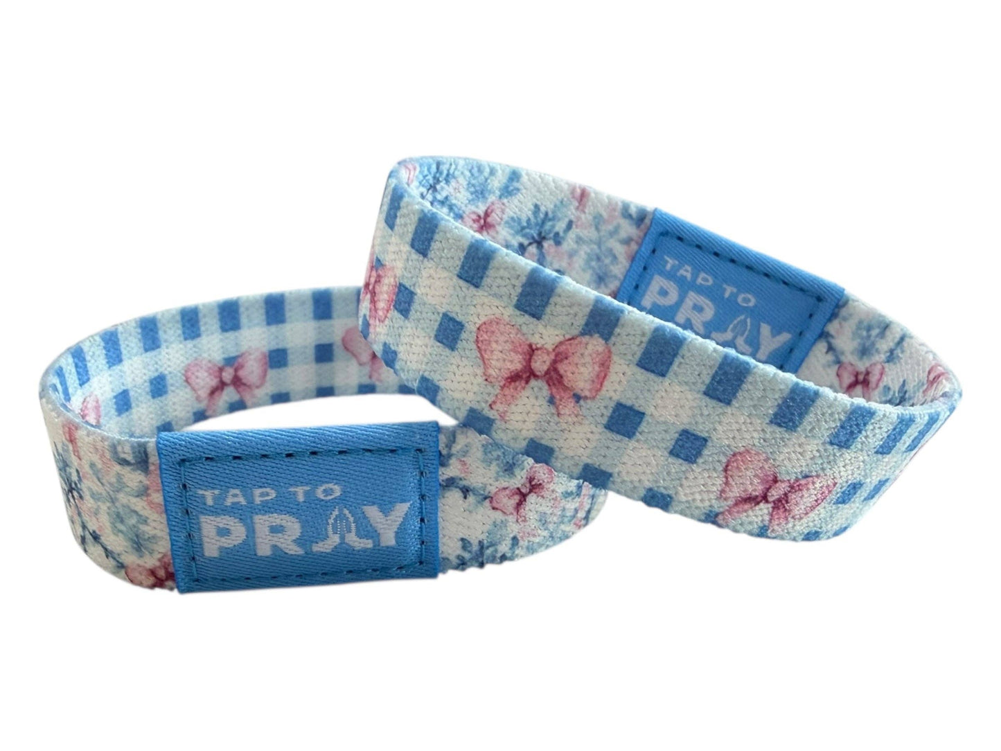 Tap To Pray® Wristband – Blue Belle