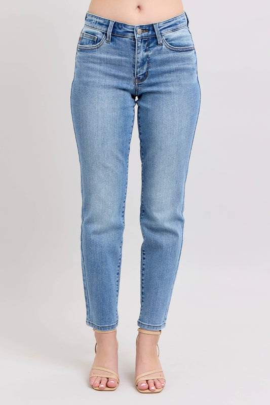 Vintage Wash Slim Fit Jeans