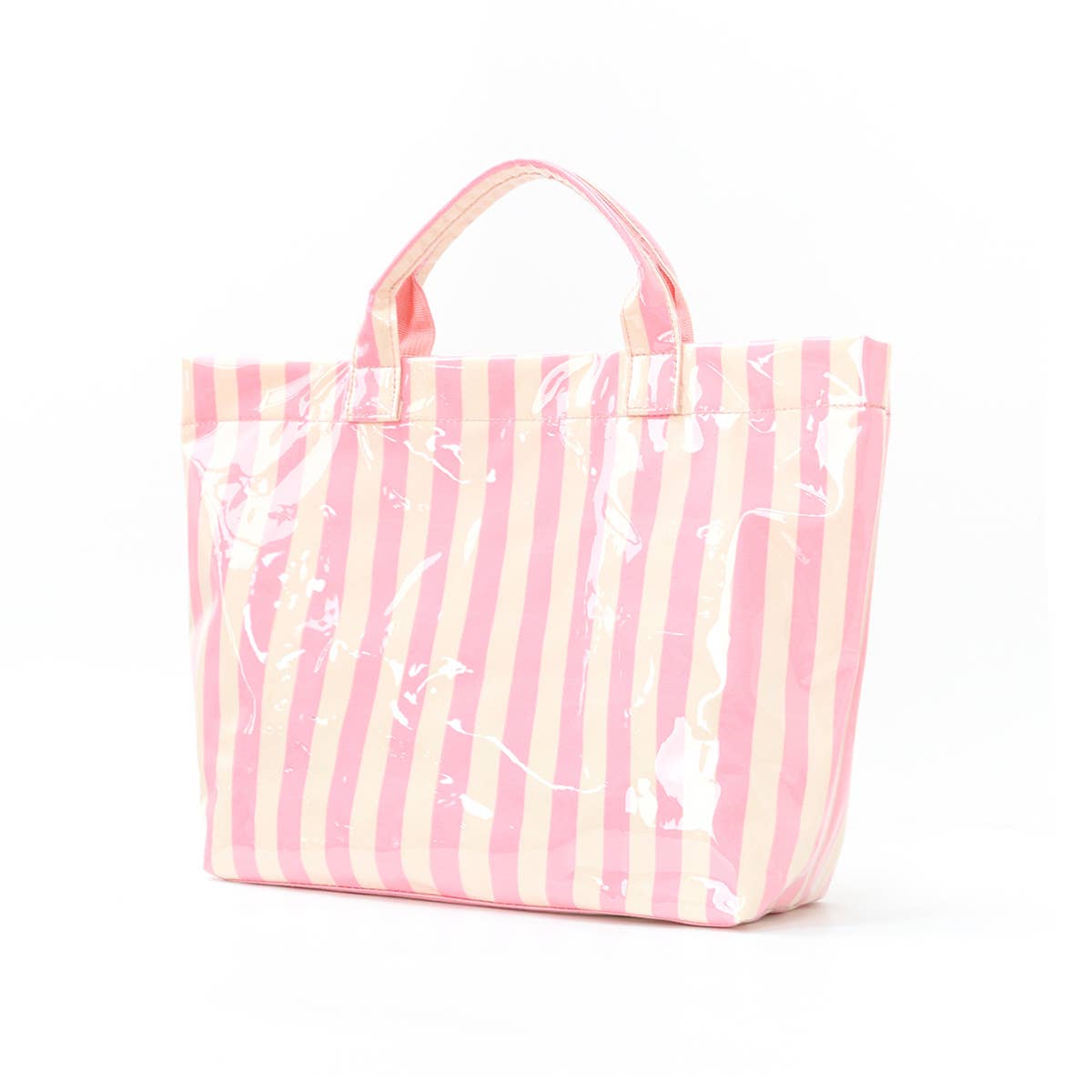 Striped Waterproof Tote Bag