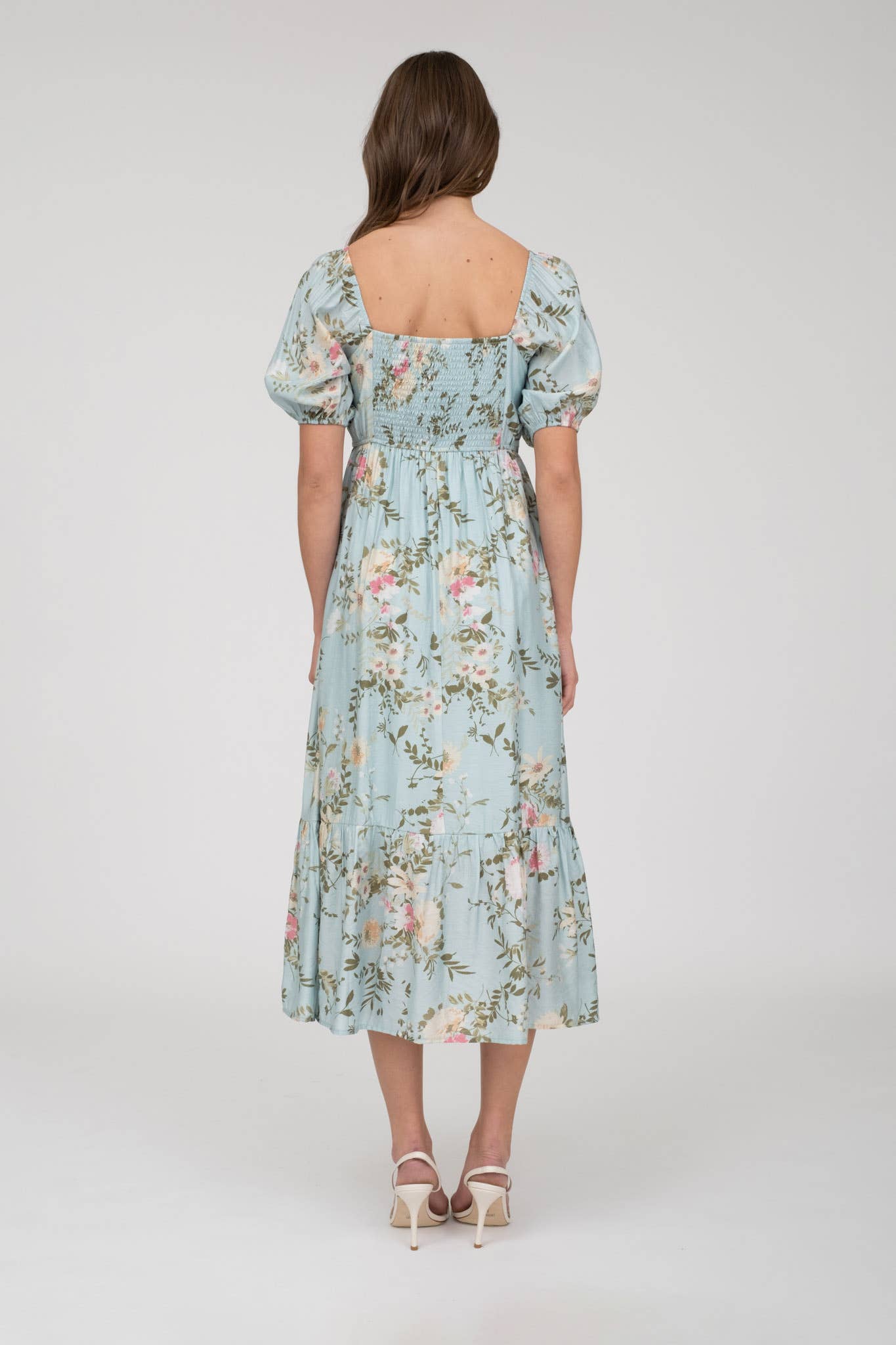 Mary Floral Midi Dress