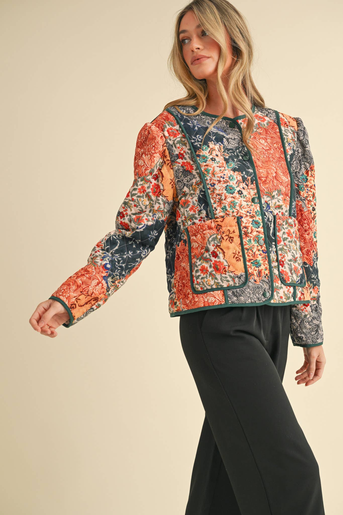 Patchwork Quilted Jacket