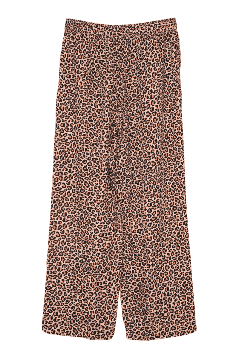 Leopard Print Boxer Pajama Pants