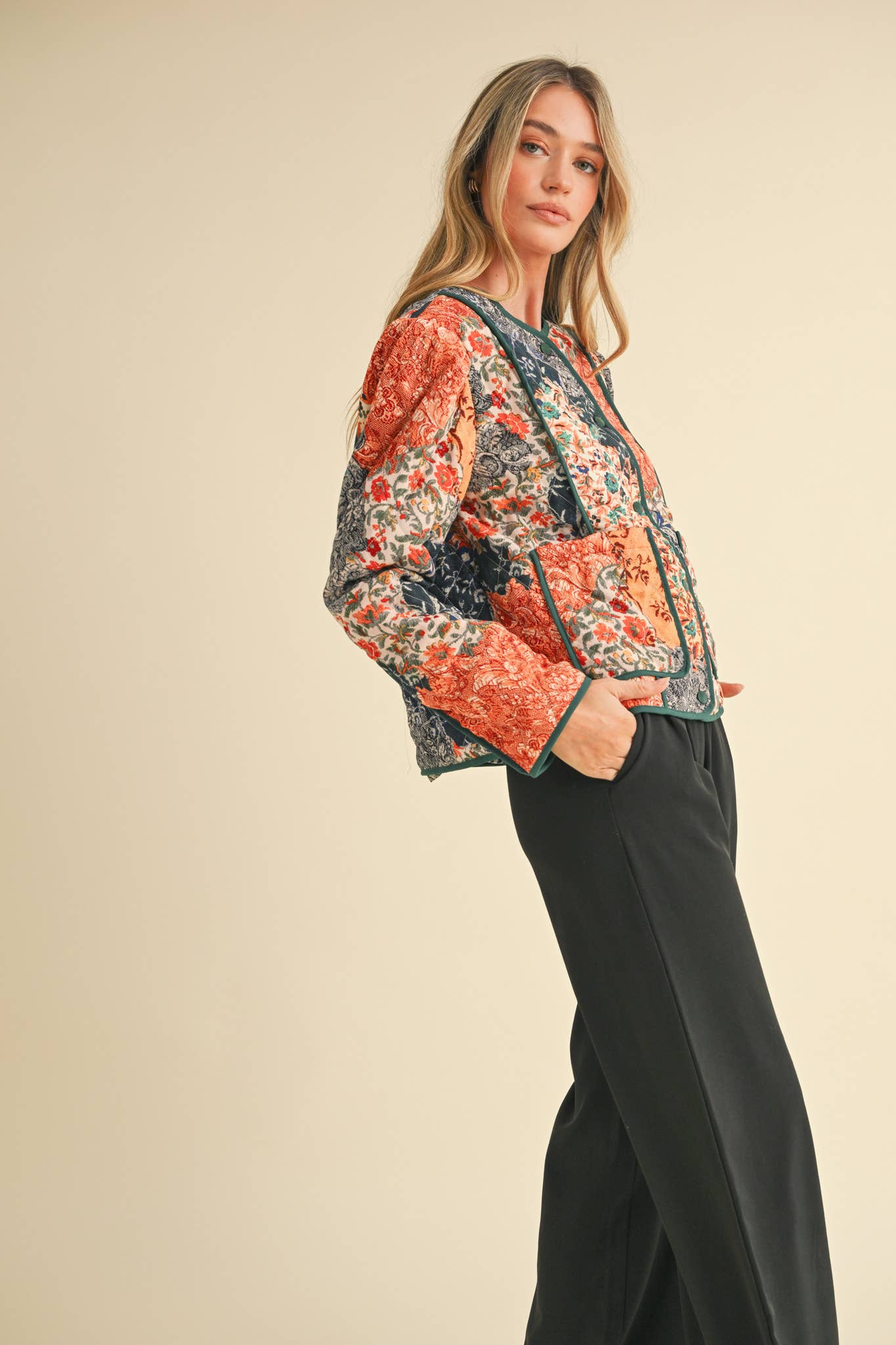 Patchwork Quilted Jacket