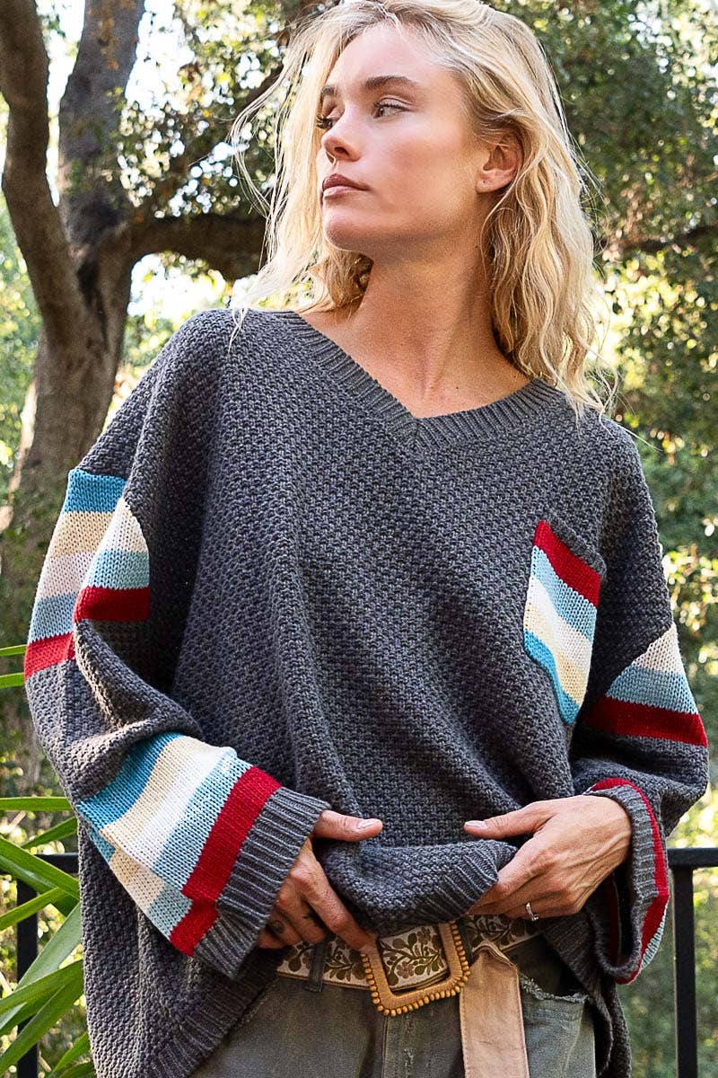 Susie Oversize Striped Sweater