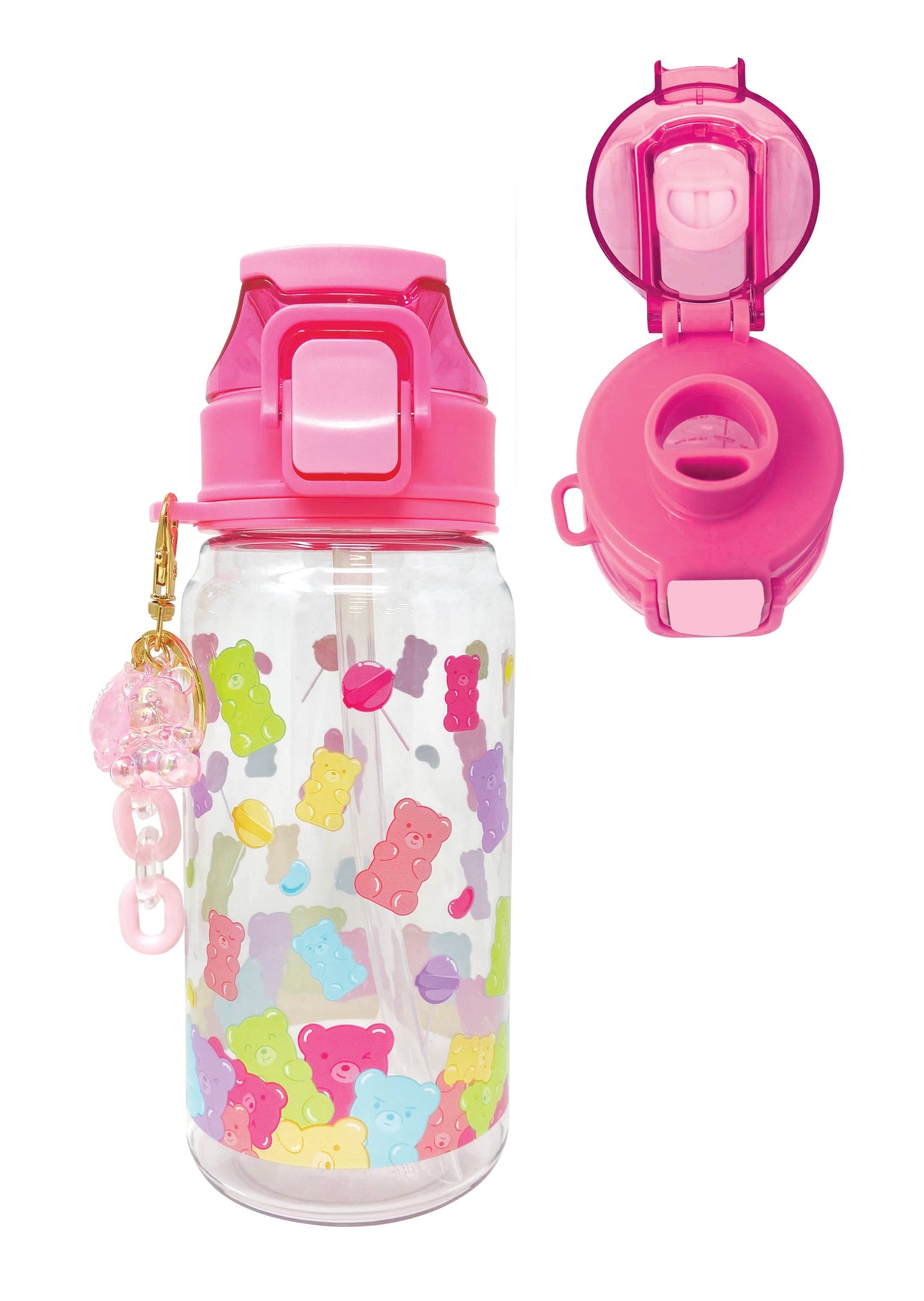 Gummy Bear Two in 1 Spout Water Bottle