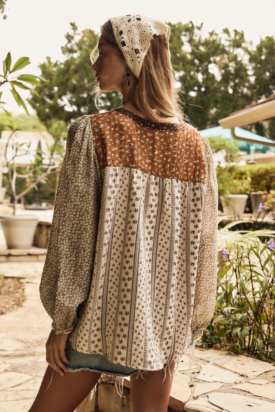 Darla Mixed Floral Print Blouse
