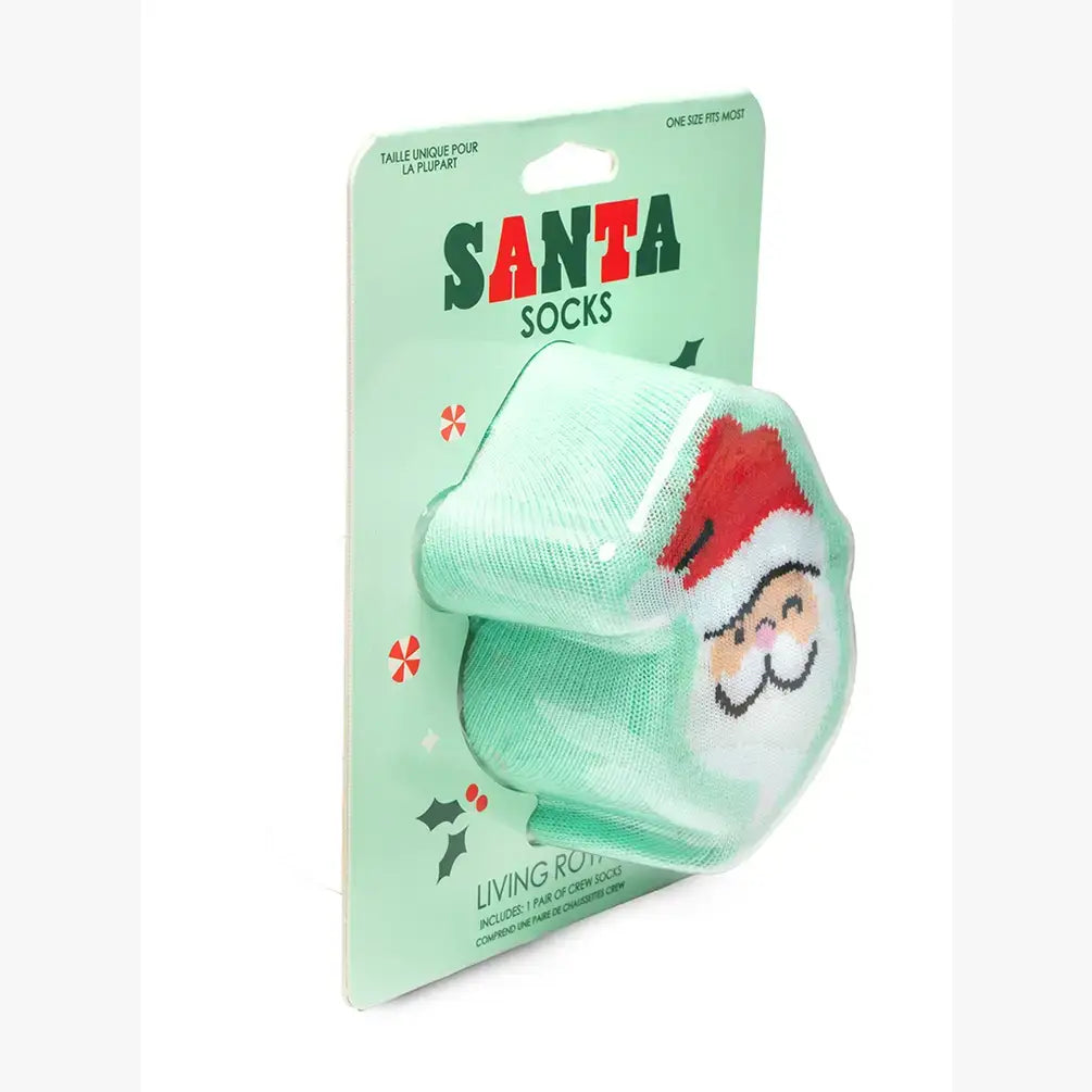 Santa 3D Packaged Socks