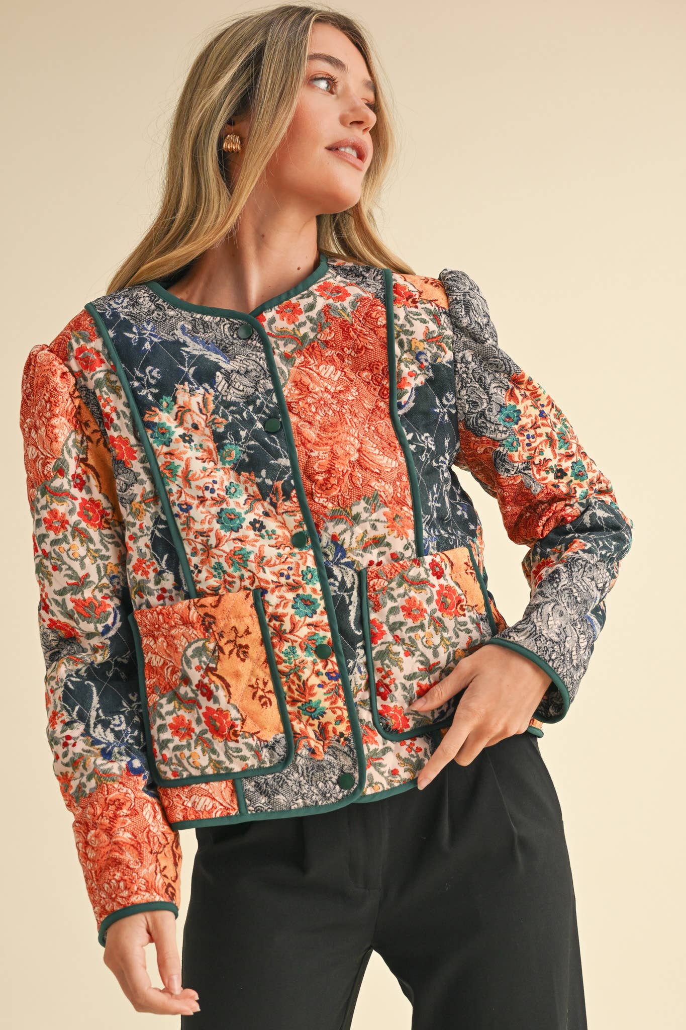 Patchwork Quilted Jacket