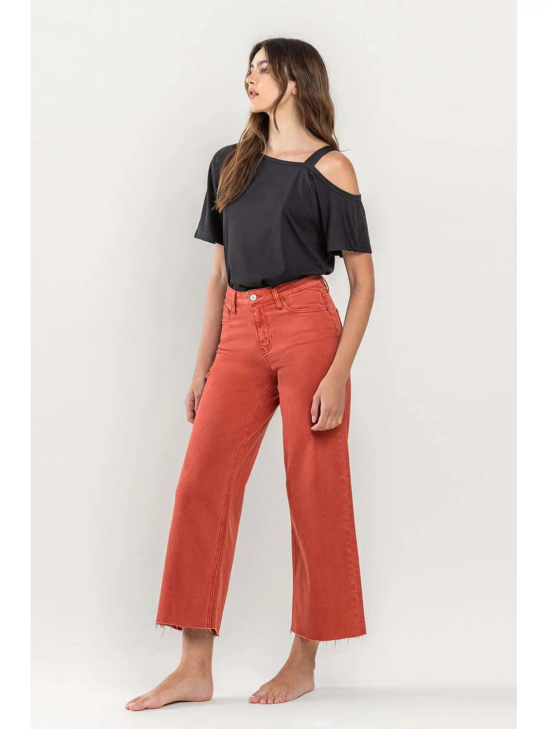 Olivia Vintage High Rise Crop Jean - Milly's Boutique