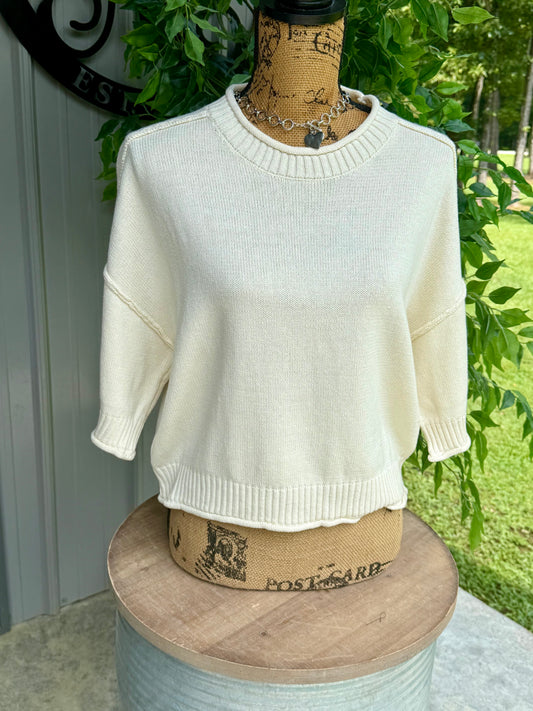 Vicki Exposed Seam Sweater