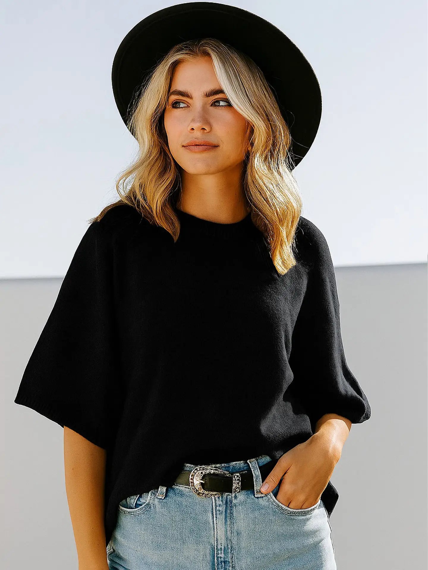 Kammi Short Sleeve Sweater