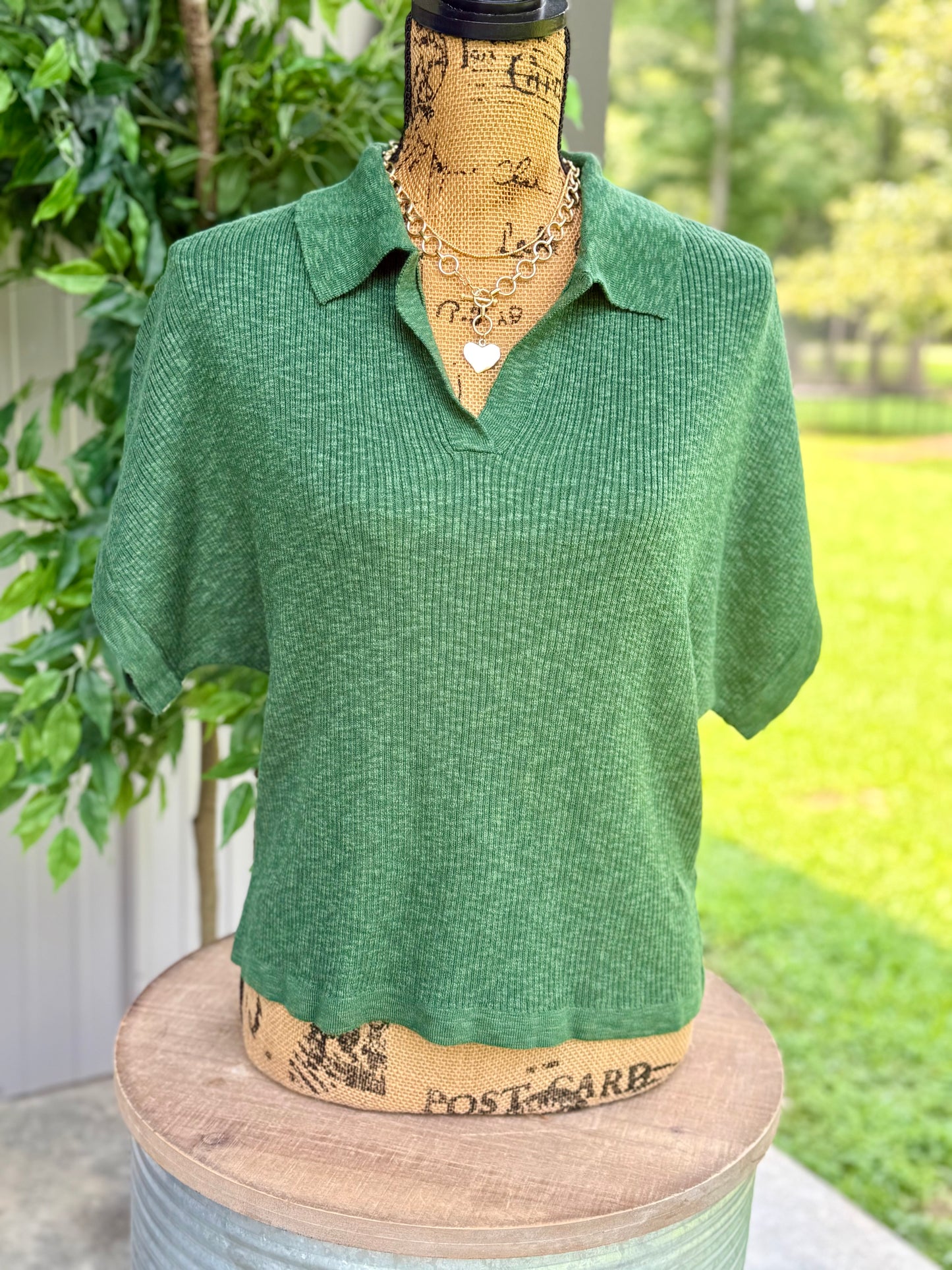 Claire Relaxed Slub Rib Dolman Sweater