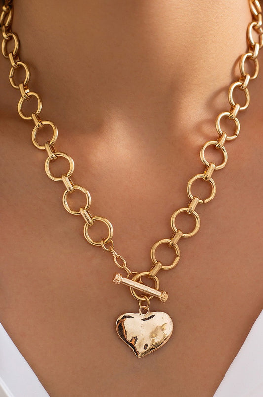 Heart Toggle Necklace
