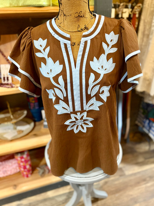Jenny Flutter Sleeve Top