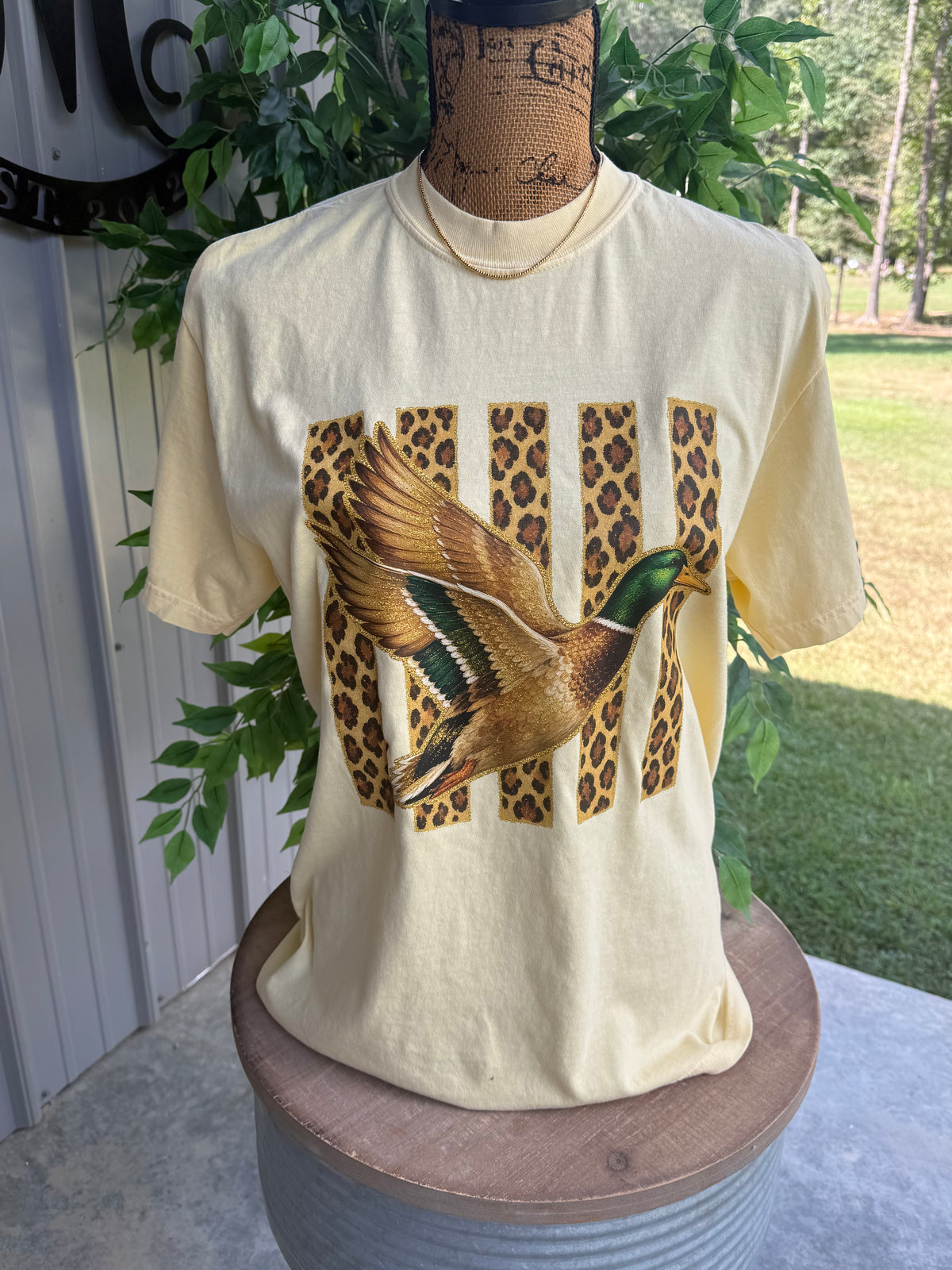 Preppy Mallard Duck Graphic Tee