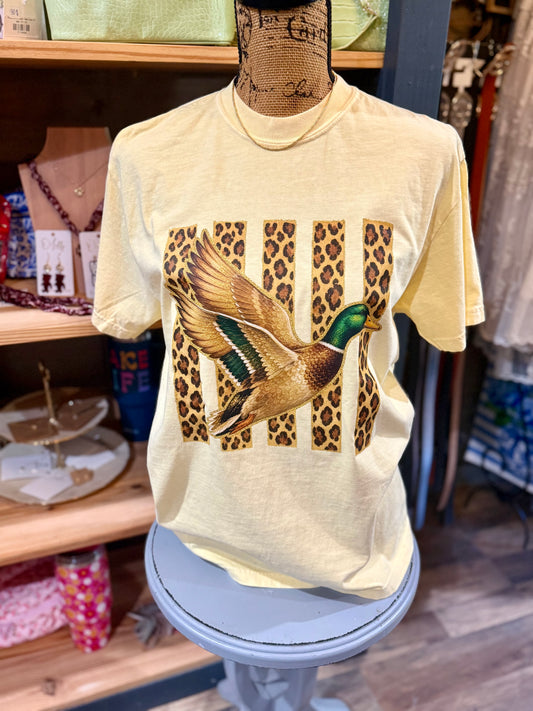 Preppy Mallard Duck Graphic Tee