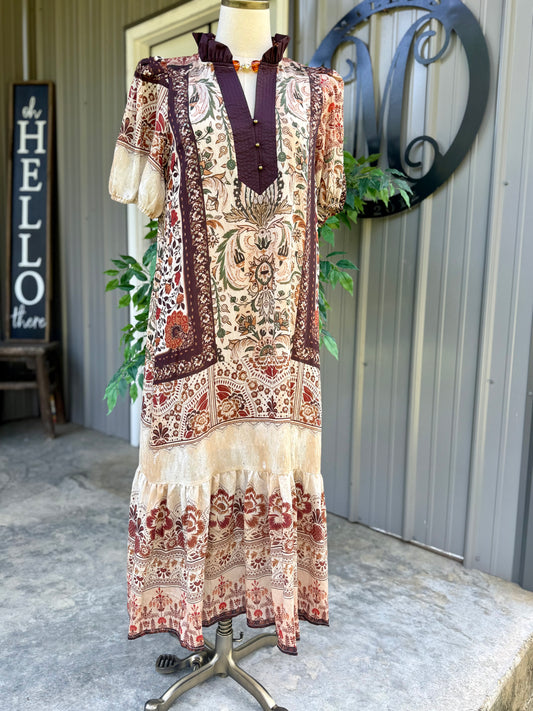 Dana Printed Midi Dress
