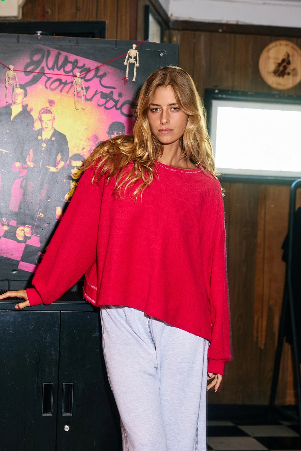 Haddy Overlap Open Back Top