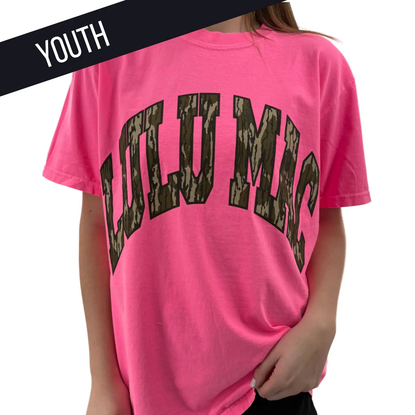 Youth Mossy Oak LULU MAC Tee