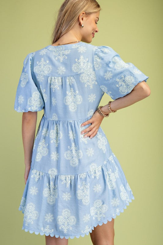 Leah Puff Sleeve Dress