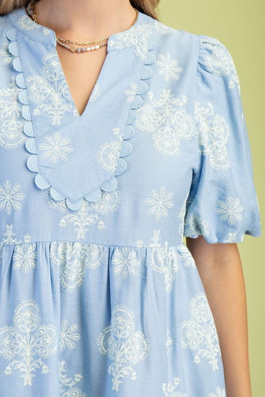 Leah Puff Sleeve Dress