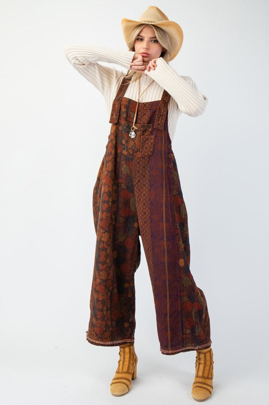 Jade Twill Oversized Jumpsuit