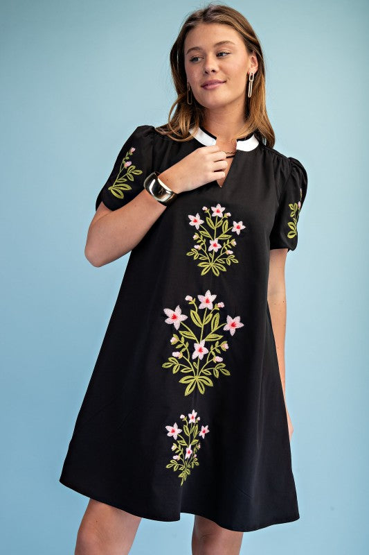 Brooke Floral Emboidered Dress