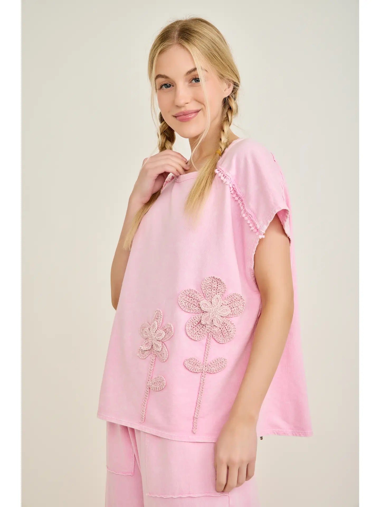 Mineral Washed Flower Garden Top