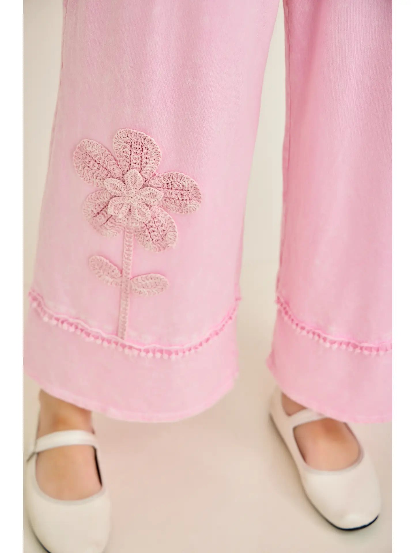Mineral Washed Flower Garden Pants