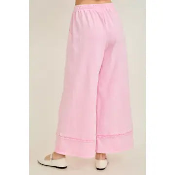 Mineral Washed Flower Garden Pants