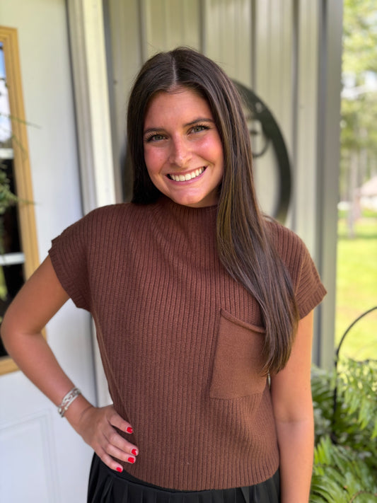 Janie Mock Neck Sweater