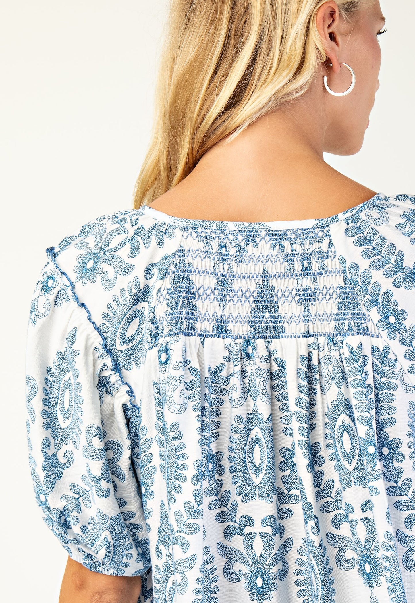 Angie Smocked Top