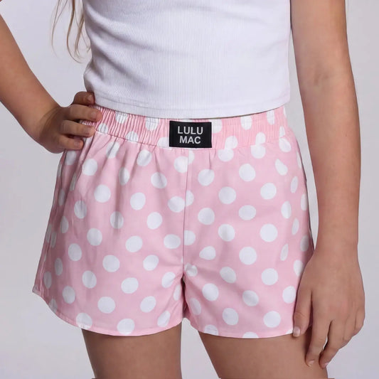 Lulu Mac Polka Dot Kids Shorts