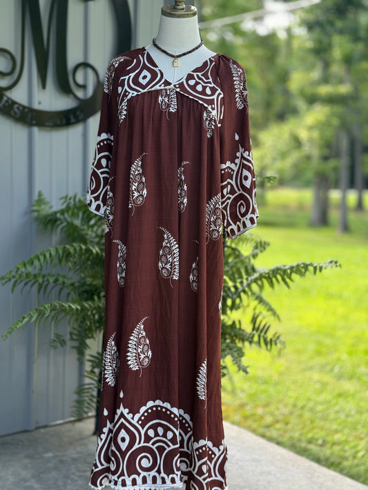 Tessa Printed Midi Dress