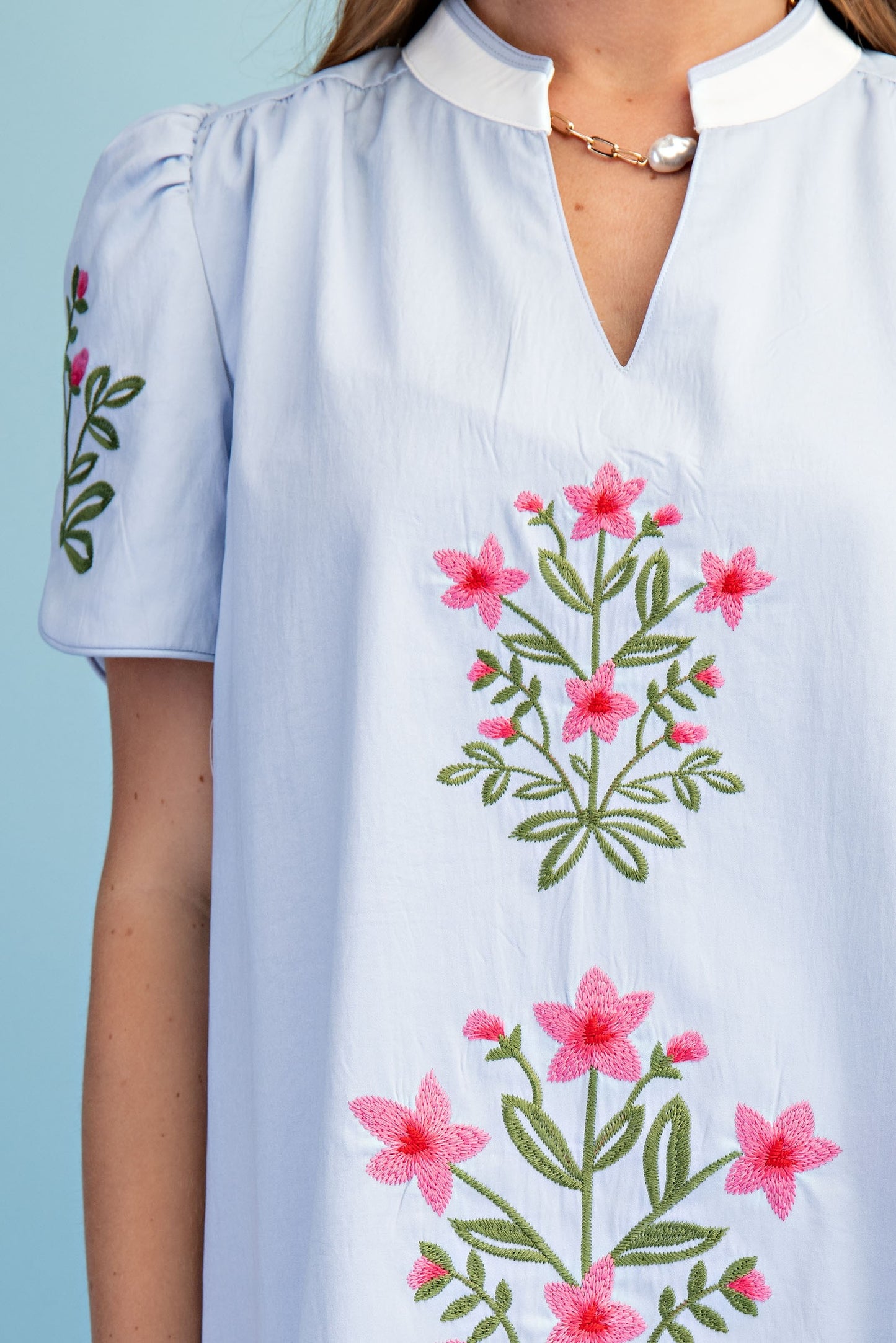 Brooke Floral Embroidered Dress
