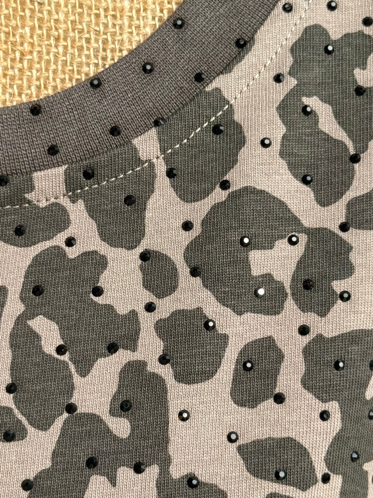 The Wild Rhinestone and Leopard Plus Tee