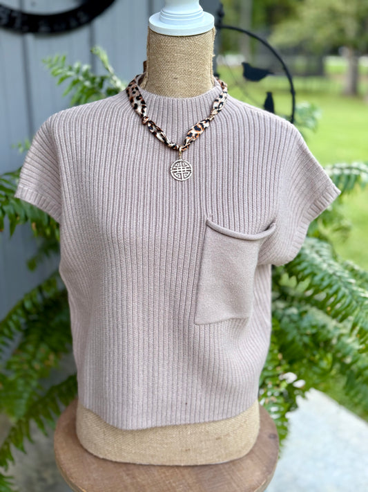 Janie Mock Neck Sweater