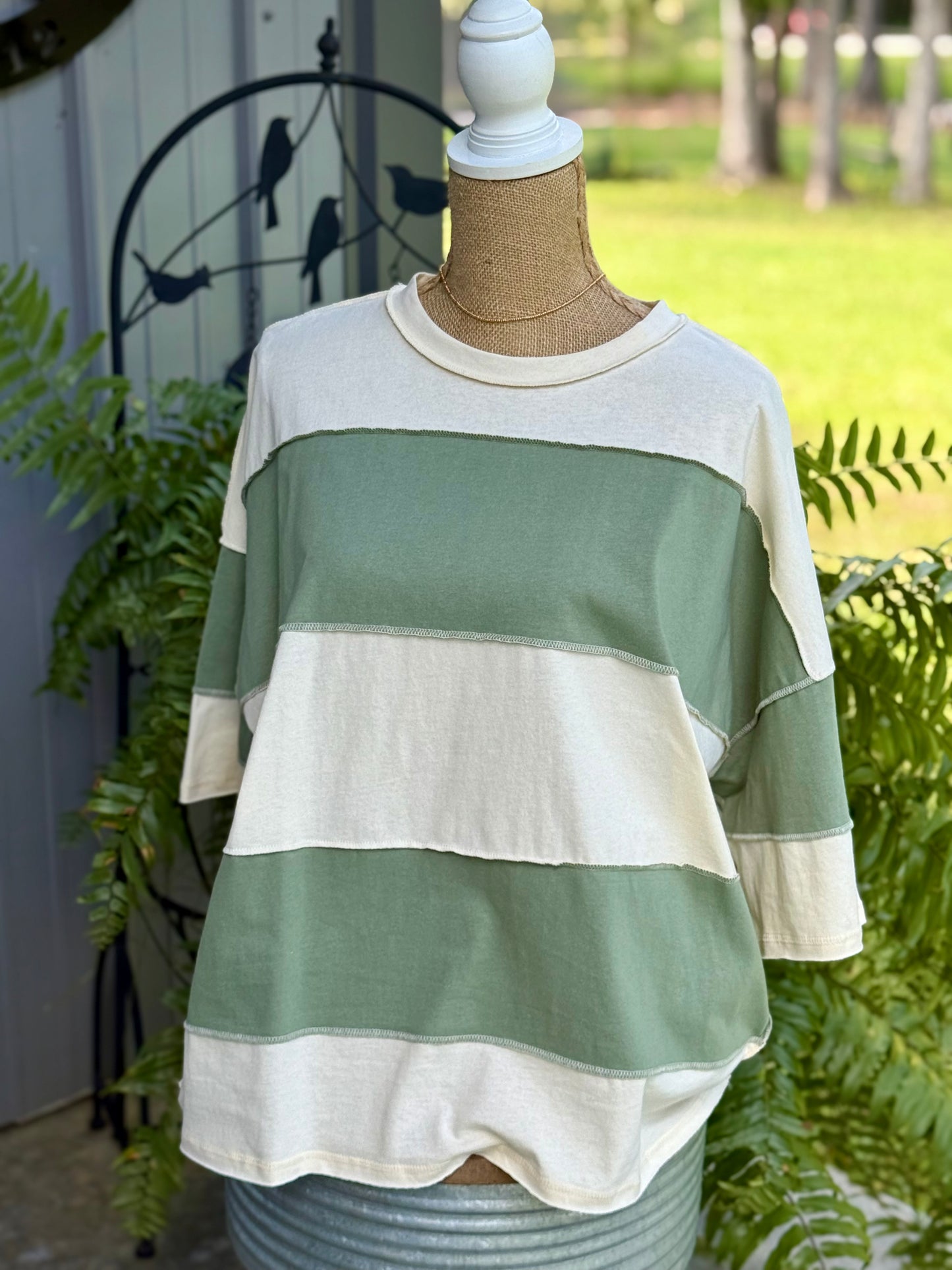 Polly Color Block Top