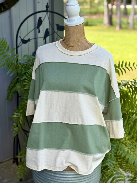 Polly Color Block Top